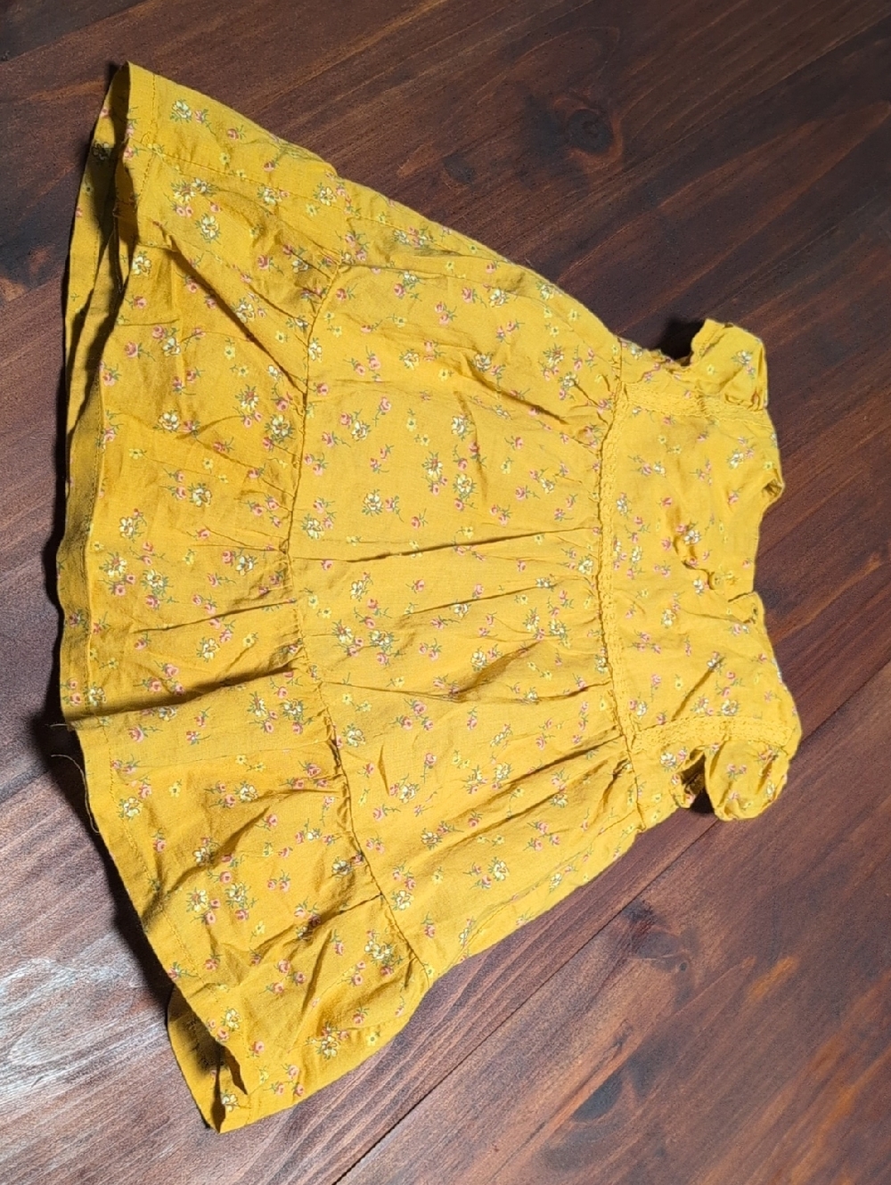 OshKosh B'gosh Yellow Floral Cotton Dress